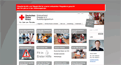 Desktop Screenshot of drk-kurs.de